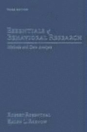 Essentials of Behavioral Research: Methods and Data Analysis (inbunden)