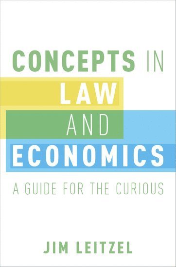 Concepts in Law and Economics (inbunden)