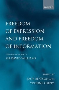 Freedom of Expression and Freedom of Information (inbunden)