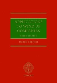 Applications to Wind Up Companies (inbunden)