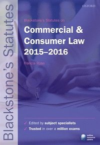 Blackstone's Statutes on Commercial & Consumer Law 2015-   2016 (hftad)