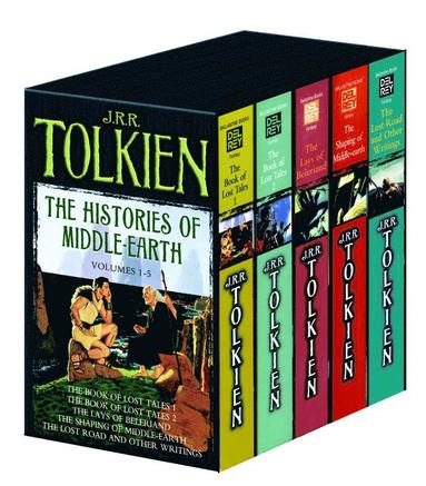 The History of Middle-Earth 5-Book Boxed Set: The Book of Lost Tales 1, the Book of Lost Tales 2, the Lays of Beleriand, the Shaping of Middle-Earth, (hftad)