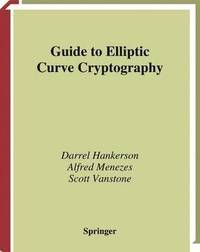 Guide to Elliptic Curve Cryptography (inbunden)