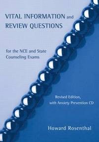 Vital Information and Review Questions for the NCE Study Set (cd-bok)
