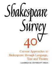 Shakespeare Survey (hftad)