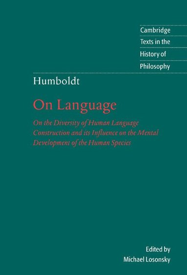 Humboldt: 'On Language' (inbunden)