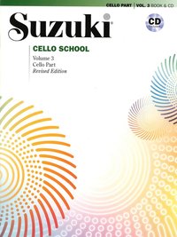 Suzuki Cello School, Vol 3: Cello Part, Book & CD (hftad)
