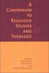 A Companion to Religious Studies and Theology