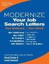 Modernize Your Job Search Letters
