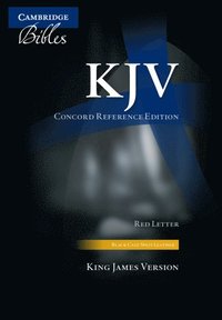 KJV Concord Reference Bible, Black Calf Split Leather, Red-letter Text, Thumb Index, KJ564:XRI (inbunden)