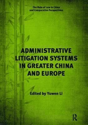 Administrative Litigation Systems in Greater China and Europe (hftad)