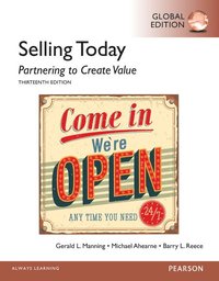 Selling Today: Partnering to Create Value, Global Edition (hftad)