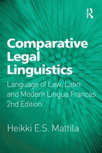 Comparative Legal Linguistics (e-bok)