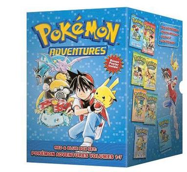 Pokmon Adventures Red & Blue Box Set (Set Includes Vols. 1-7) (hftad)
