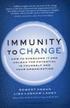 Immunity to Change