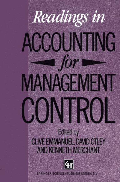 Readings in Accounting for Management Control (e-bok)