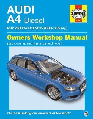 Audi A4 Diesel (Mar 08 - Oct 15) Haynes Repair Manual 08 to 65 (hftad)