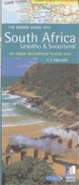 South america Rough Guide Map Of South Africa, Lesotho And Swaziland