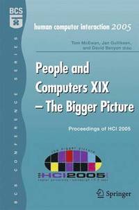 People and Computers XIX - The Bigger Picture (hftad)