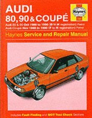 Audi 80,90 and Coupe 1986-90 Service and Repair Manual