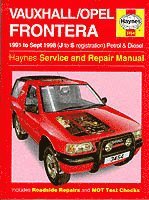 Vauxhall/Opel Frontera Petrol & Diesel (91 - Sept 98) J To S (inbunden)