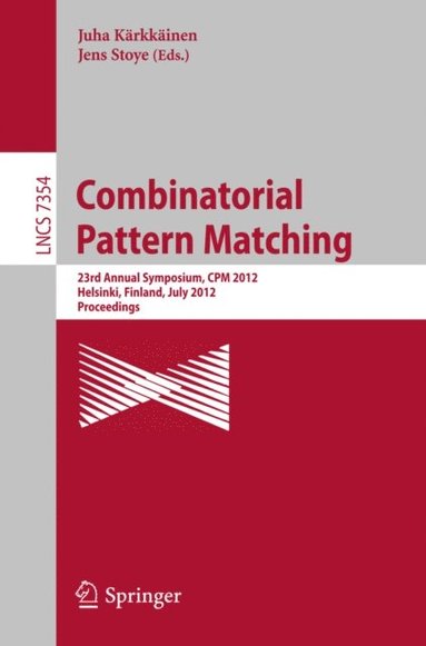 Combinatorial Pattern Matching (e-bok)