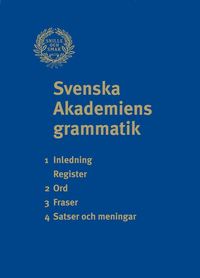 Svenska Akademiens grammatik (inbunden)