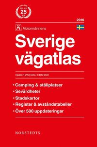 Sverige vgatlas 2016 Motormnnens : 1:250000-1:400000 (hftad)