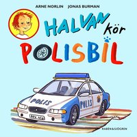 Halvan k�r polisbil