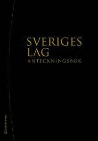 Sveriges Lag - anteckningsbok (inbunden)