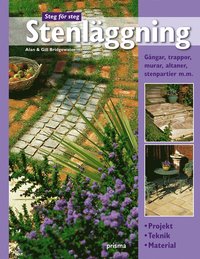 Omslagsbild: ISBN 9789151846460, Stenl&auml;ggning : projekt, teknik, material : g&aring;ngar, trappor, murar, altaner, stenpartier m.m.