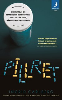 Omslagsbild: ISBN 9789172321328, Pillret : en berättelse om depressioner och doktorer, forskare och Freud, människor och marknader