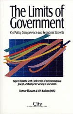  gunnar  eliasson The limits of government : on policy competence and economic growth : papers from the sixth conference of the international Joseph A Schumpeter society in Stockholm