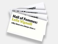Hall Of Femmes : Lella Vignelli (pocket)