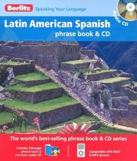 America Latin American Spanish Berlitz Phrase Book and CD