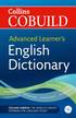Collins Cobuild-advanced Learners English Dictionary