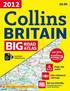 2012 Collins Big Road Atlas Britain
