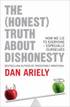 The (Honest) Truth About Dishonesty