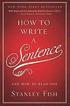 How to Write a Sentence