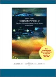 Personality Psychology: Domains of Knowledge About Human Nature (h�ftad)