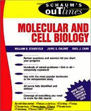 Schaum's Outline of Molecular and Cell Biology (h�ftad)