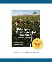 Principles of Environmental Science (h�ftad)