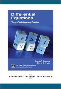 Differential Equations: Theory, Technique, and Practice (h�ftad)