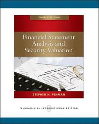 Financial Statement Analysis and Security Valuation (h�ftad)