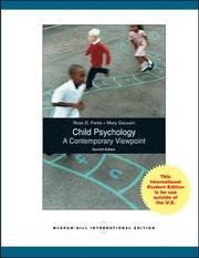 Child Psychology: A Contemporary Viewpoint (h�ftad)