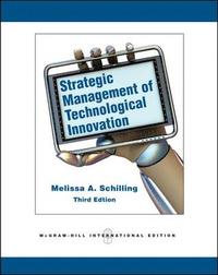 Strategic Management of Technological Innovation (h�ftad)