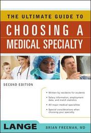 The Ultimate Guide to Choosing a Medical Specialty, Second Edition (h�ftad)