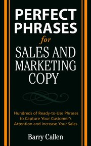 Perfect Phrases for Sales and Marketing Copy (h�ftad)