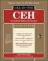 CEH Certified Ethical Hacker All-in-One Exam Guide Book/CD Package