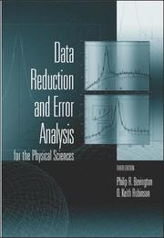 Data Reduction and Error Analysis for the Physical Sciences (h�ftad)